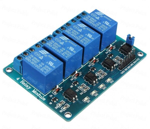 4 Channel 5V Relay Module with Optocoupler